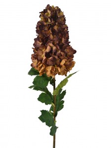 Grandes têtes d'hortensia fausses fleurs avec tiges f...