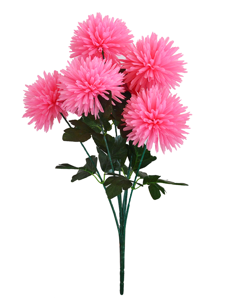 จีนขายส่งสาขาดอกไม้ผ้าไหมดอกเบญจมาศเทียมจำนวนมาก-MEICHANG001