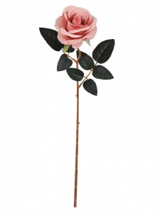 Hiina tehase hulgimüük Faux Single Spary Rose Flower