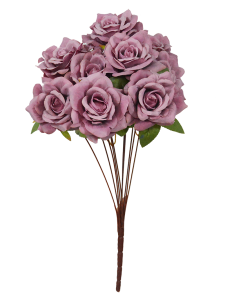 Professional Factory For Artificial Tulips - Faux Artificial Rose Flowers Ten Branches China Wholesale – Flora
