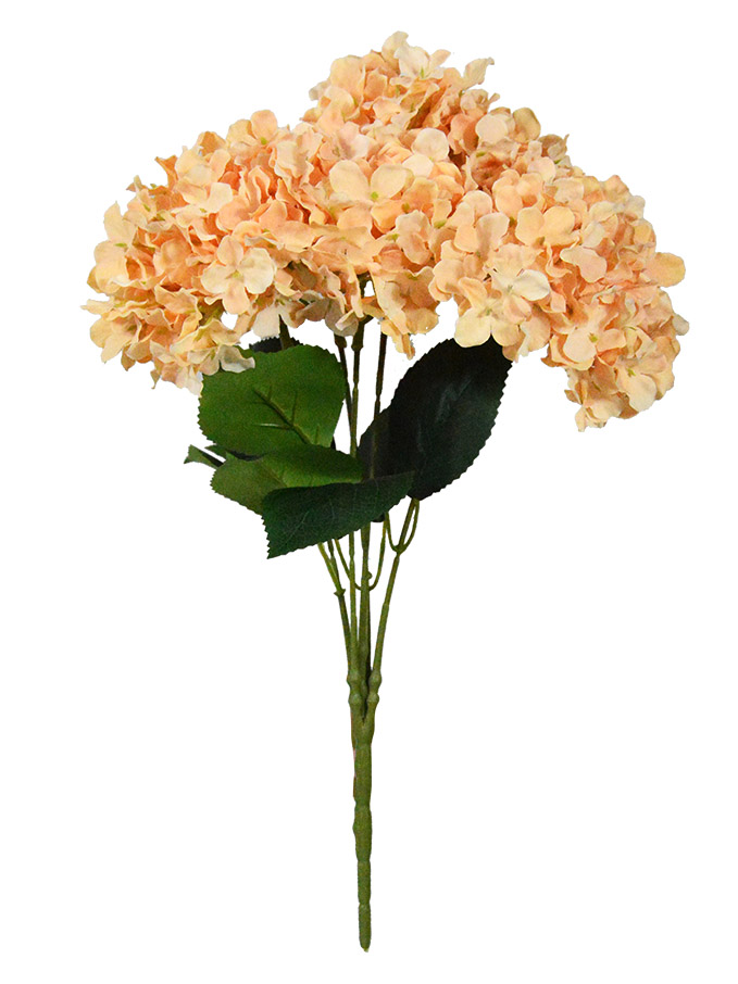 China Factory Wholesale Silk Hydrangea Flower Bouquets Wedding Decor Hydrangea Artificial Flower Bunch-JMY3017003