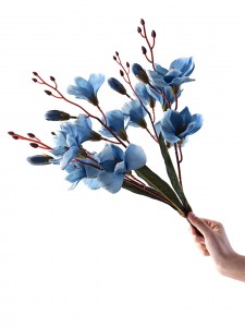 Factory Customized Artificial Phalaenopsis - Artificial Bundle Orchid Flowers for Home Decoration-Orchid bouquet BA3017009 – Flora