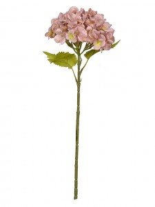 ผู้ค้าส่งดอกกุหลาบปลอม - ไฮเดรนเยียประดิษฐ์ดอกไม้ผ้าไหมไฮเดรนเยียหัวที่มีลำต้นสำหรับ DIY ตกแต่งบ้านงานแต่งงาน- ไฮเดรนเยียสเปรย์ XG3017002 – Flora