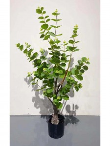 ຕົ້ນໄມ້ຢູຄາລິບຕັສທຽມ Topiary Tree Double Ball Fake eucalyptus tree Plants for Indoor Outdoor Farmhouse Decor Green-other tree XY5230103/XY5230107/XY5230108/XY5230109/XY5230106
