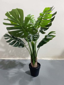 High Quality Faux Trees - Artificial monstera Topiary Tree Double Ball Fake monstera Potted Plants for Indoor Outdoor Farmhouse Decor Green-other tree XY5230210/XY5230211/XY5230212/XY5230213/XY523...