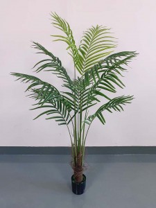 Изкуствени тропически палми Топиарно дърво Двойна топка Фалшиви тропически палми Растения за вътрешен външен декор на ферма Зелено-друго дърво XY5230236/XY5230237/XY5230238/XY5230239