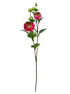 कृत्रिम रेशम फूलहरू फारसी बटरकप नक्कली फूल लामो स्टेम Ranunculus दुल्हन गुलदस्ताका लागि कृत्रिम फूलहरू विवाह तालिका व्यवस्थाहरू केन्द्रविन्दुहरू गृह सजावट-राननकुलस स्प्रे YA3017006
