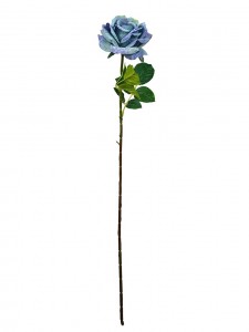 Dirbtinės rožės Tikras prisilietimas Vieno stiebo netikros rožės Šilko tikroviškos puokštės gėlių kompozicijos Namų biuras Sodas Kapas Vakarėlis Vestuvės Dekoracija - rožės stiebas LU3017050