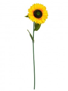 Kunst zonnebloemen zijden zonnebloemen voor thuiskeuken en tafeldecoratie-zonnebloemstam ZU3017007