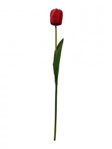Design renovável para peônias falsas - Tulipas artificiais multicoloridas únicas Flores falsas de seda falsa Tulipa Arranjo de flores para decoração de casamento em casa - caule de tulipa YA3017007 – Flora