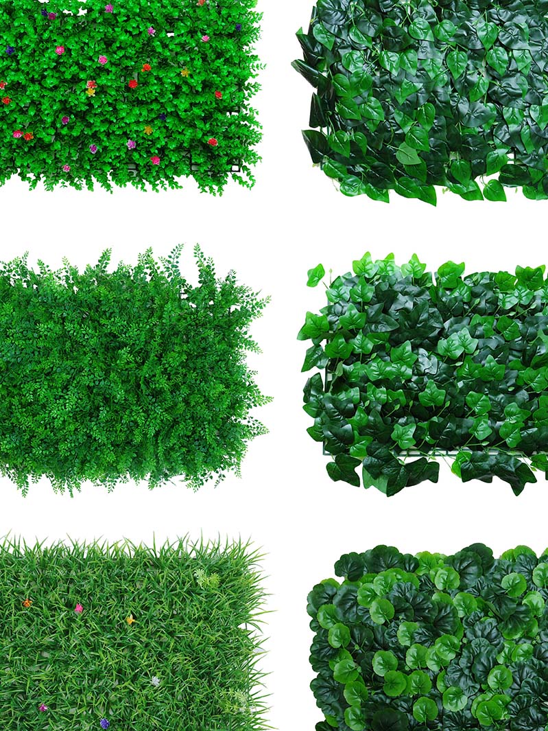 40cm × 60cm Artificial Greenery Wall Panel foar Garden and Party Decoration