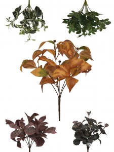 Autumnus Plantarum Artificialis Faux Plantarum pro Party et Deversorium Decoration-plantae rubi-WA2210038
