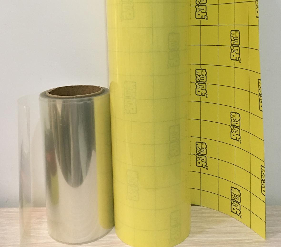 Application adhesive polyester film