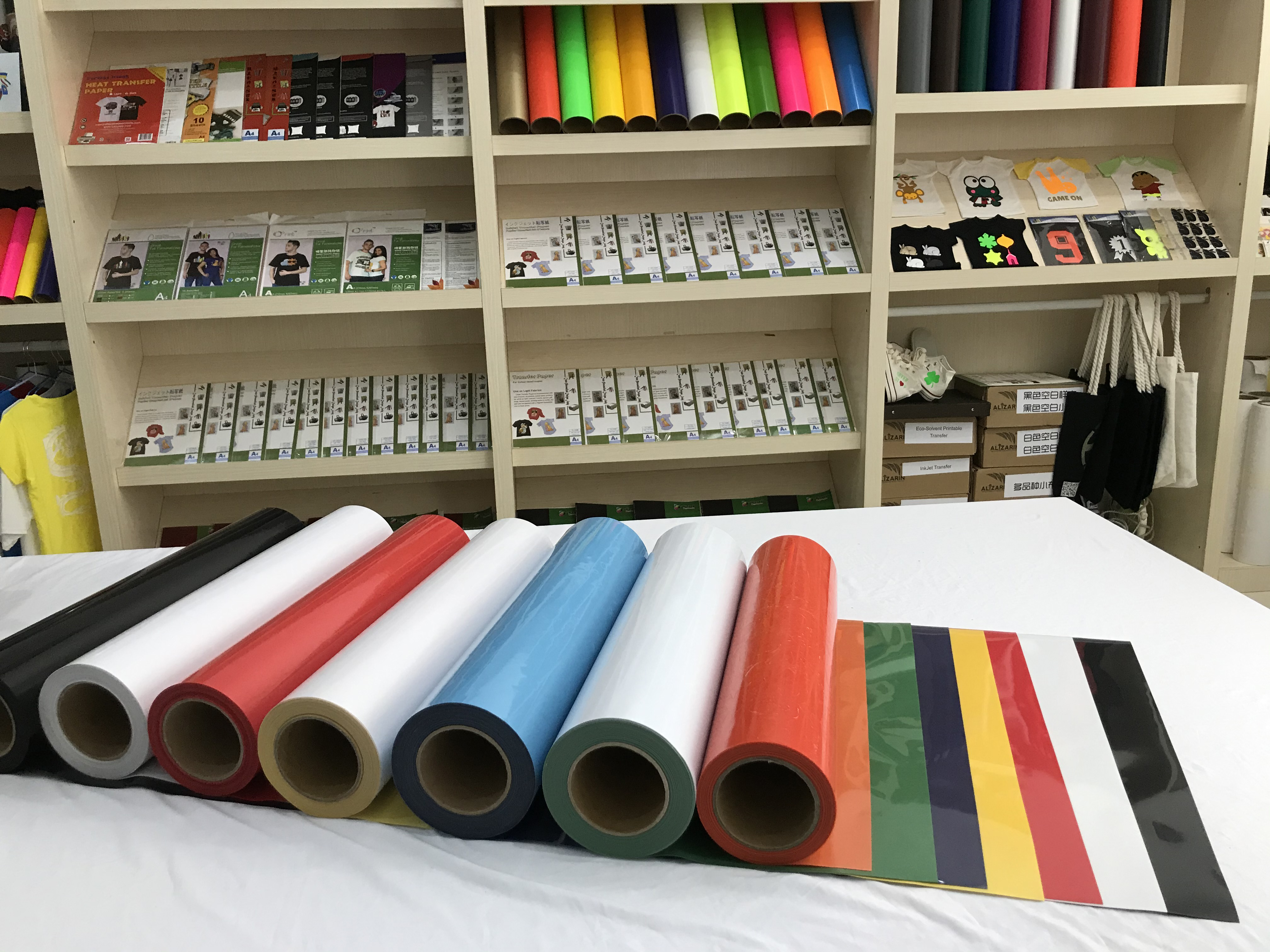 Manufacturer for China Korea Quality PU Flex Heat Transfer Vinyl Textile Htv Rolls