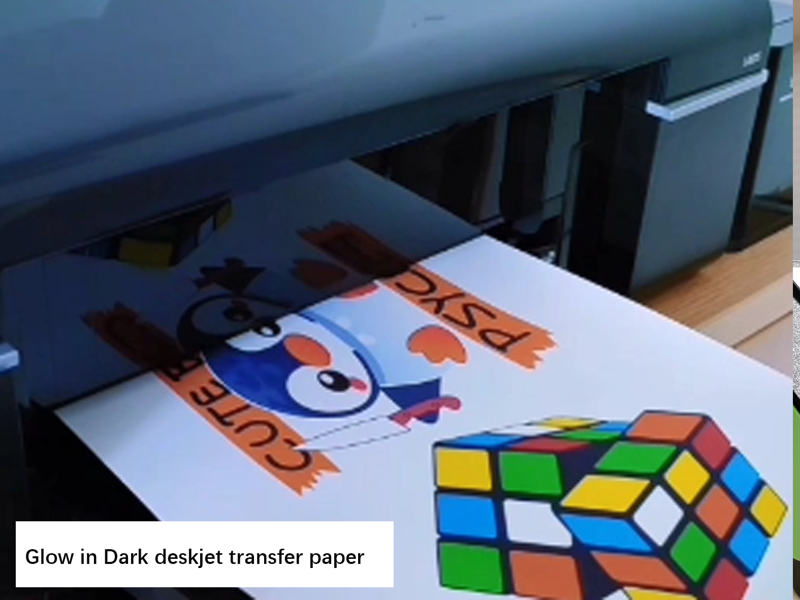 Glow in Dark Deskjet transfer paper HTGD-300 for T-shirts imaging