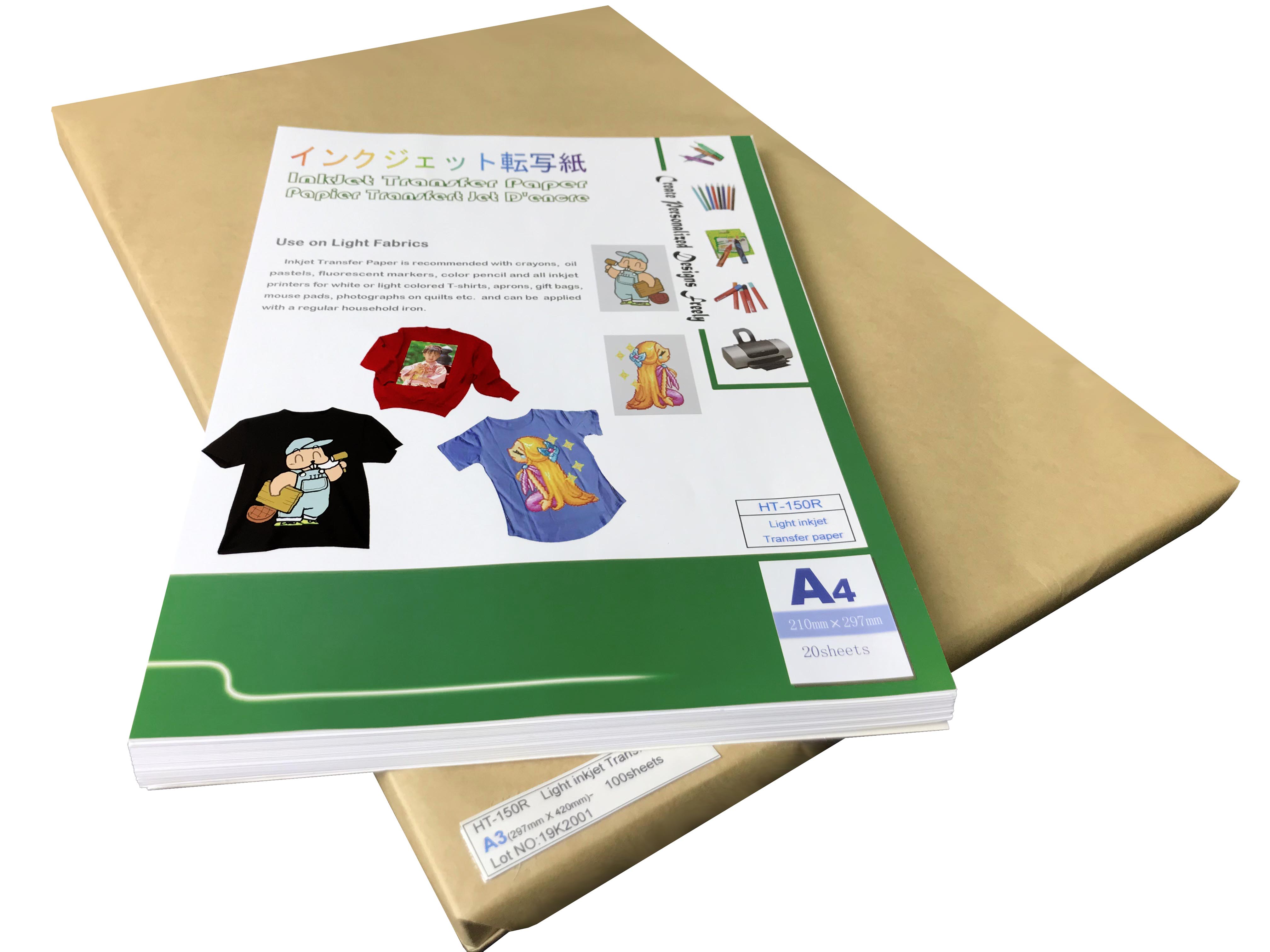 Factory supplied Inkjet Transfer Paper Supplier - Light InkJet transfer paper – Alizarin