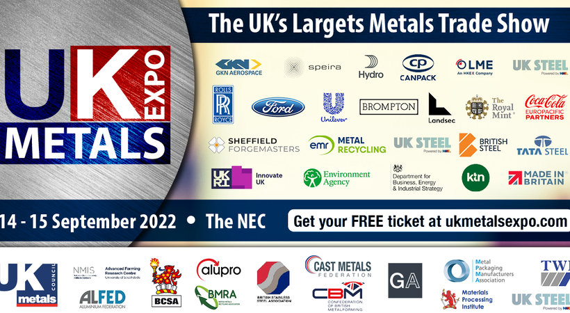 Sneak peek into UK Metals Expo that opens its doors on 14 and 15 September at the NEC Birmingham