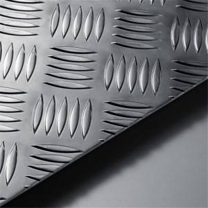 Berxwedana Rûmetê ya Berbiçav Aluminum Checkered Plate Metal