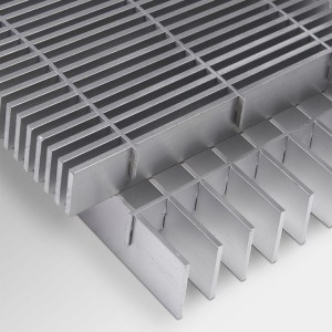 6061 6063 aluminium bar grating kanggo walkway