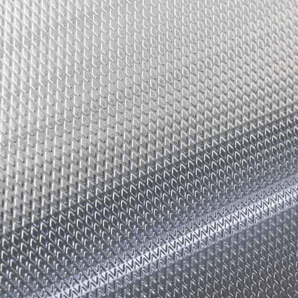 Embossed aluminum sheet coil