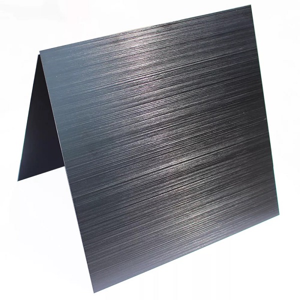 anodized black color brushed aluminum sheet