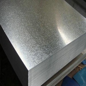 Galvaniséierte Stahlplack