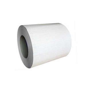 Prepainted White color Cold rolled Galvanized Base magnetic Grid whiteboard steel coil for marker