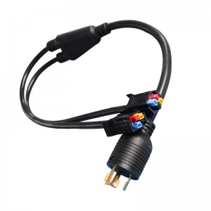 Nema L7-30P power cable with SJT14/16/18 AWG*3C ANEN PA45 power connectors