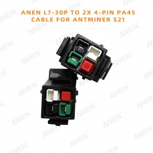 ANEN L7-30 Plug TO 2*4 PIN PA45 Cable for ANTMINER S21