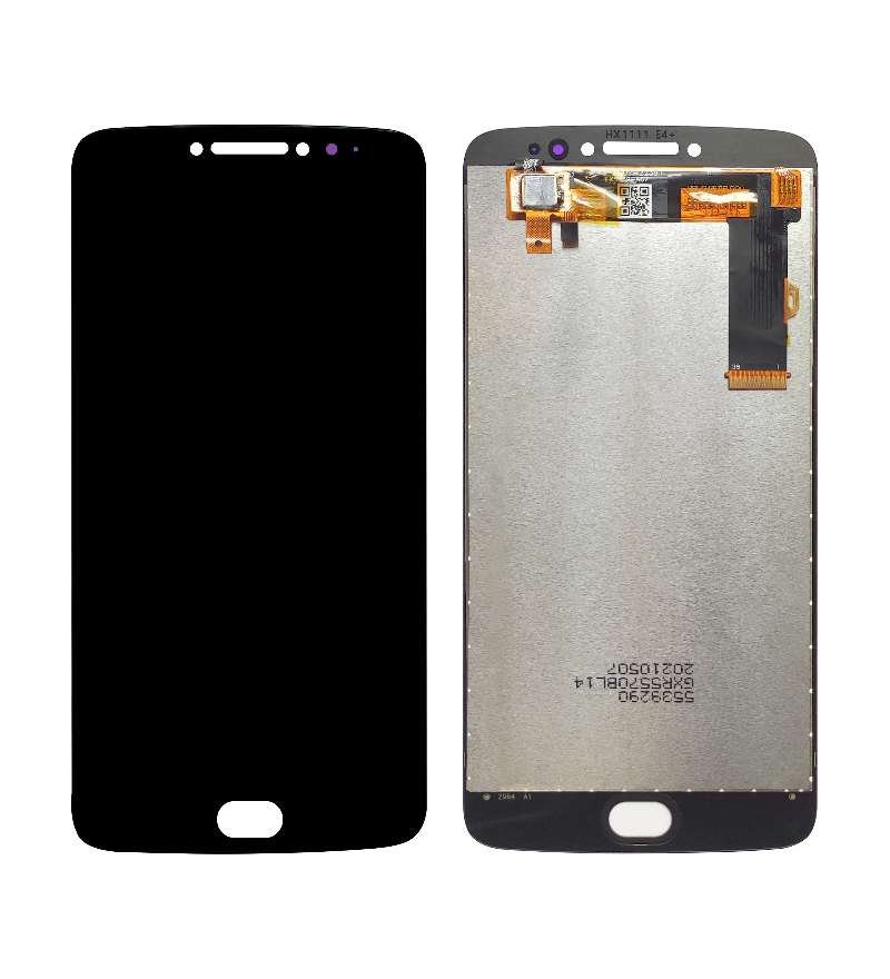 Anfyco ブラック Motorola Moto E4 Plus + 5.5 インチ LCD スクリーン用