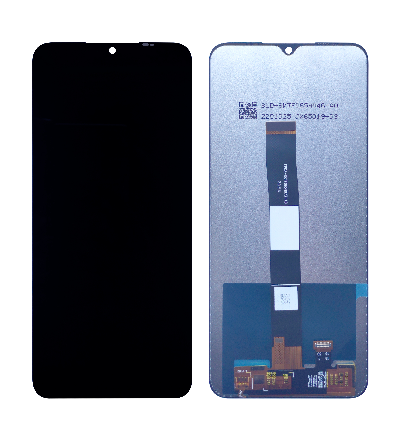 Anfyco til Black Xiaomi Redmi 9A + 6,53" LCD-skærm I CELLE