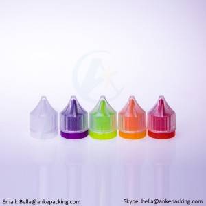 Anke-CGU-V1: 60 ml klar e-væske flaske med aftagelig spids kan tilpasset farve