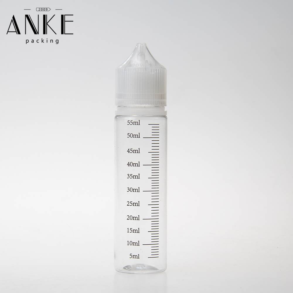 Botella de botella CGU-V3 de 60 ml con botellas de impresión a escala