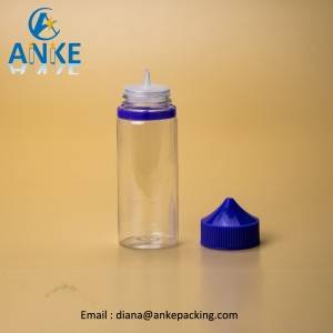 Anke-Refill-V1: sticlă de material plastic de 100 ml cu vârf cu șurub