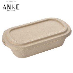 Compostable Wheat Straw Pulp Food Box – Sustainable and Eco-Friendly Food Packaging