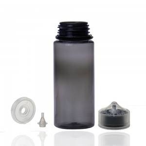 100ml CGU Clear Black Break-off tip Refill V3 with childproof tamper cap