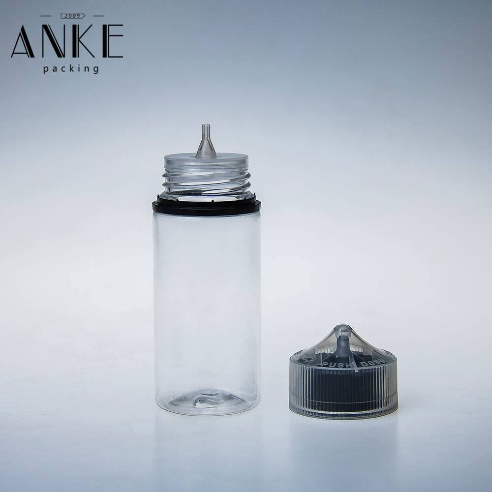 18 Years Factory Travel Perfume Bottle -
 100ml CGU Clear Break-off tip Refill V3 with childproof tamper cap – Anke
