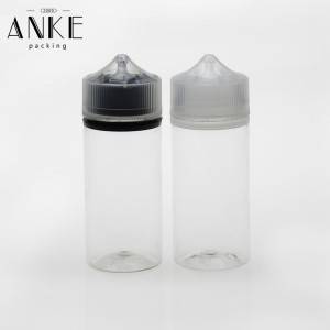 100 ml CG unicon V3 kirkas pullo kirkkaalla lapsiturvallisella suojakorkilla