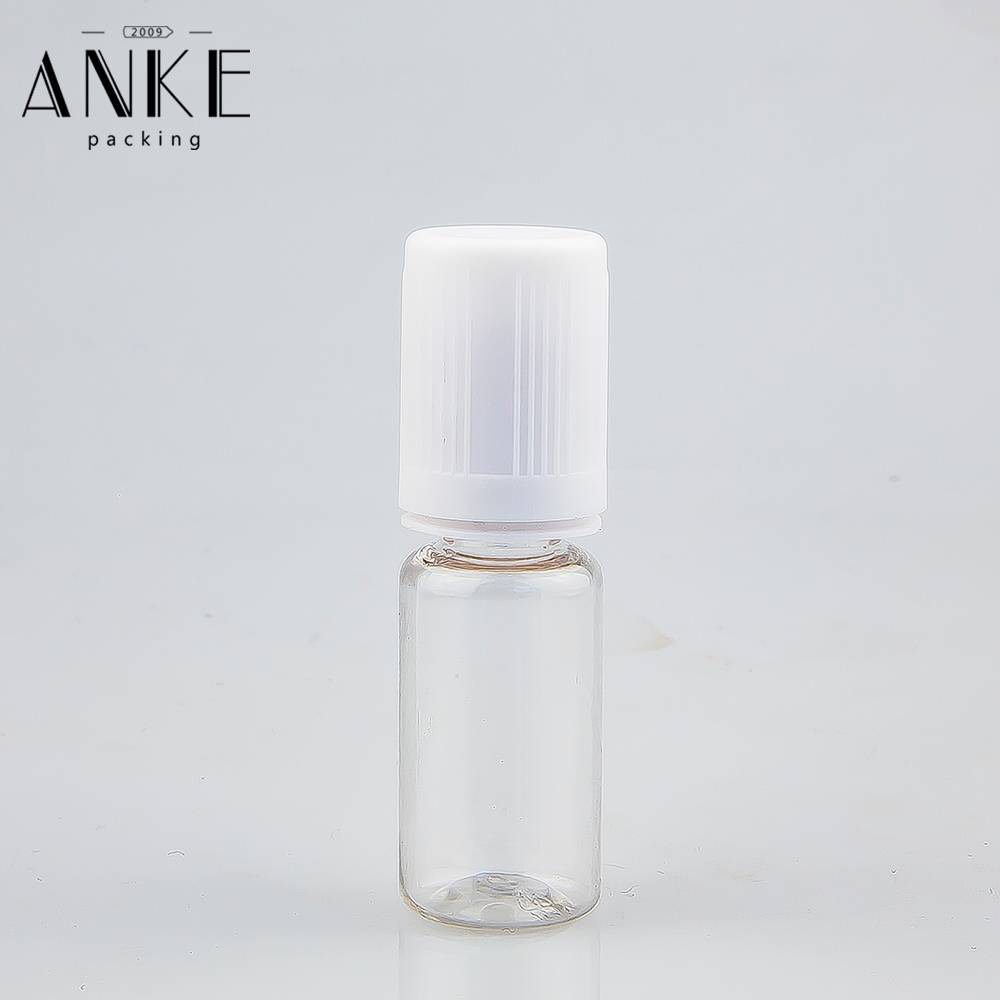 New Arrival China Square Water Bottle -
 10ml TPD3-E PET Bottles with flat childproof tamper cap    – Anke