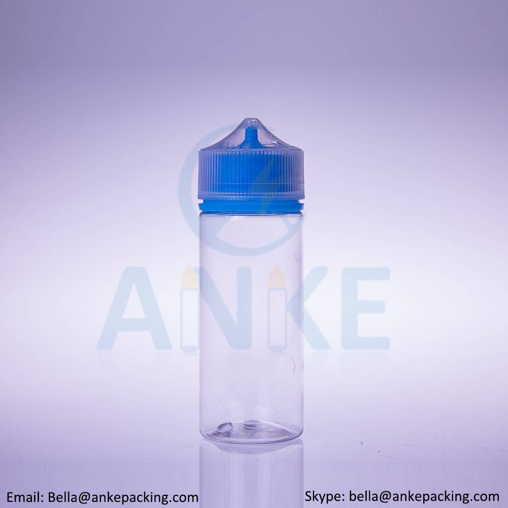 100% Original Unicorn Bottle Opener -
 Anke-CGU-V3: 120ml clear e-liquid bottle with removable tip can custom color – Anke