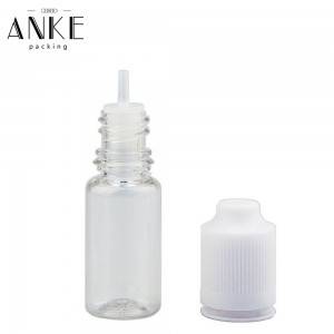 10ml TPD5–E PET Bottles with childproof tamper cap