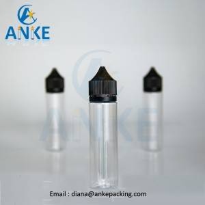 Anke-Refill-V1 60ml plastic material with childproof tamper cap