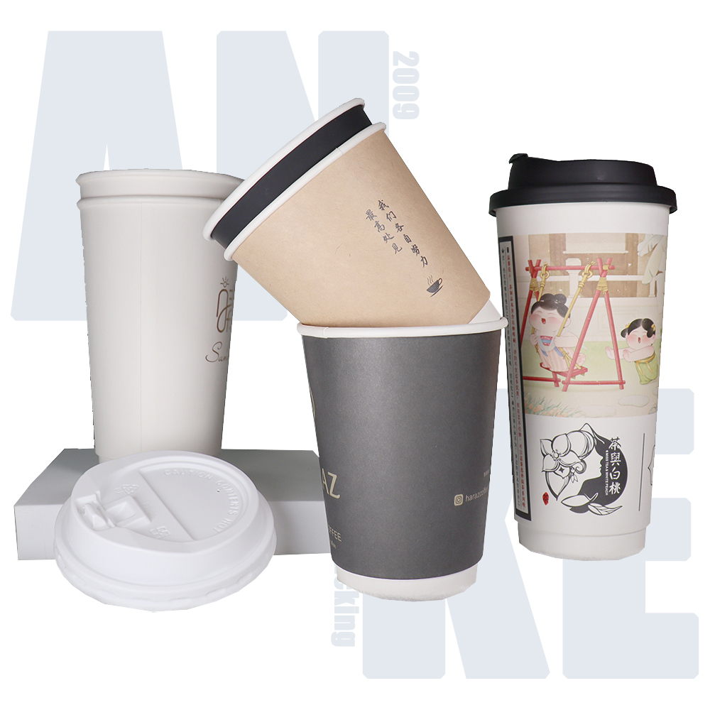 Custom Double Wall Coffee Paper Cups – Personalized and Eco-Friendly | Anke Packing