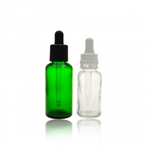 Green cosmetic packing bottle small lotion bottle