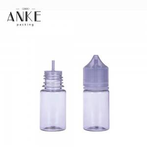 Ampolla transparent CG unicorn V3 de 30 ml amb tap transparent a prova de nens