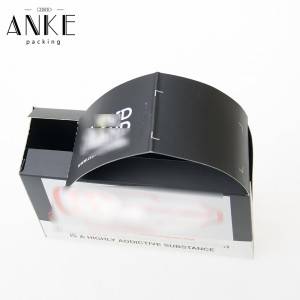 Caixa de paper de visualització: caixa de paper de vestit d'impressió OEM per a ampolla de líquid electrònic