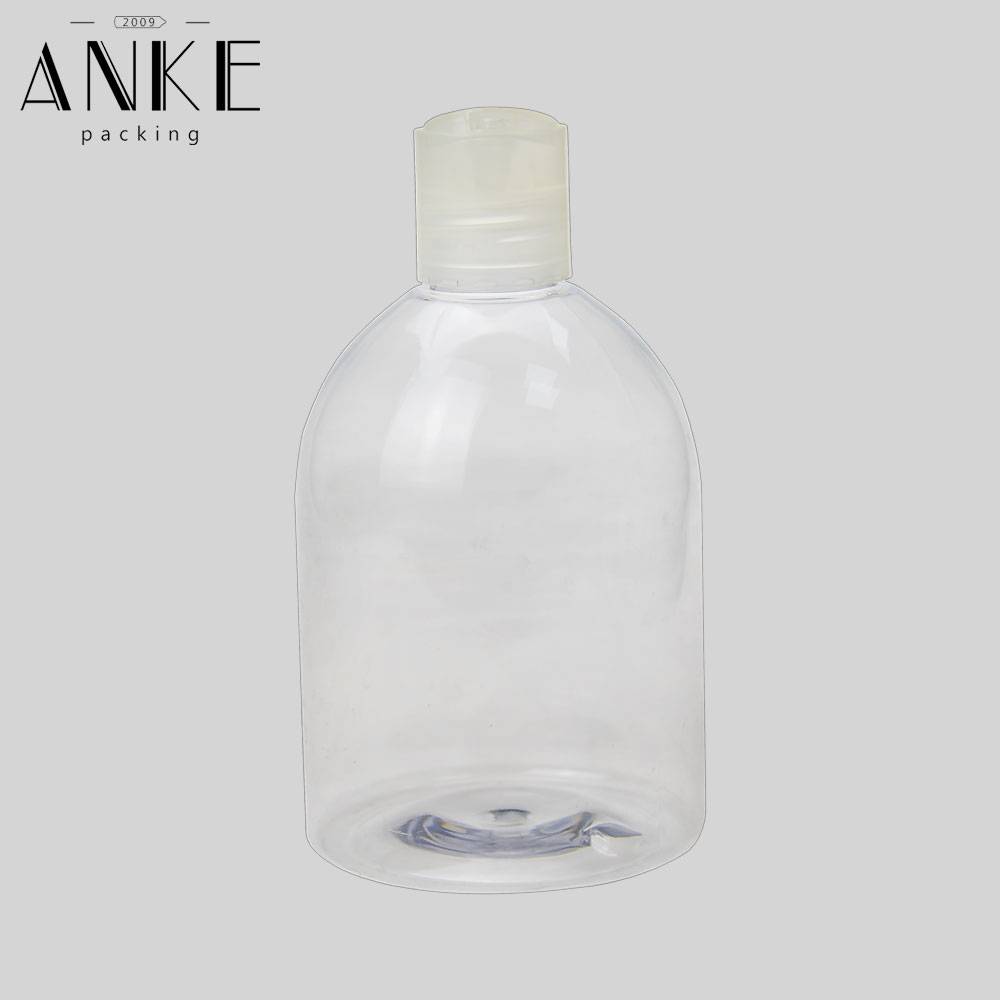 High quality plastic portable essential oil/liquid bottle with disk top cap