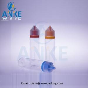Anke-Refill-V1 60 ml plastový materiál s detským bezpečnostným uzáverom