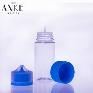 Ampolla transparent CG unicon V3 de 100 ml amb tap transparent a prova de nens