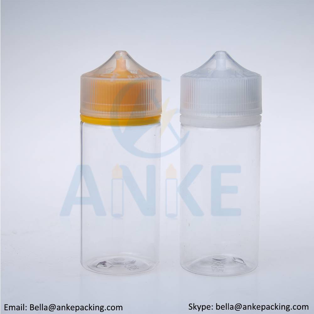 Europe style for Vape E Liquid Bottle -
 ANKE CGU-V3 : 100 ml PET bottles with updated tip shape and color custom – Anke
